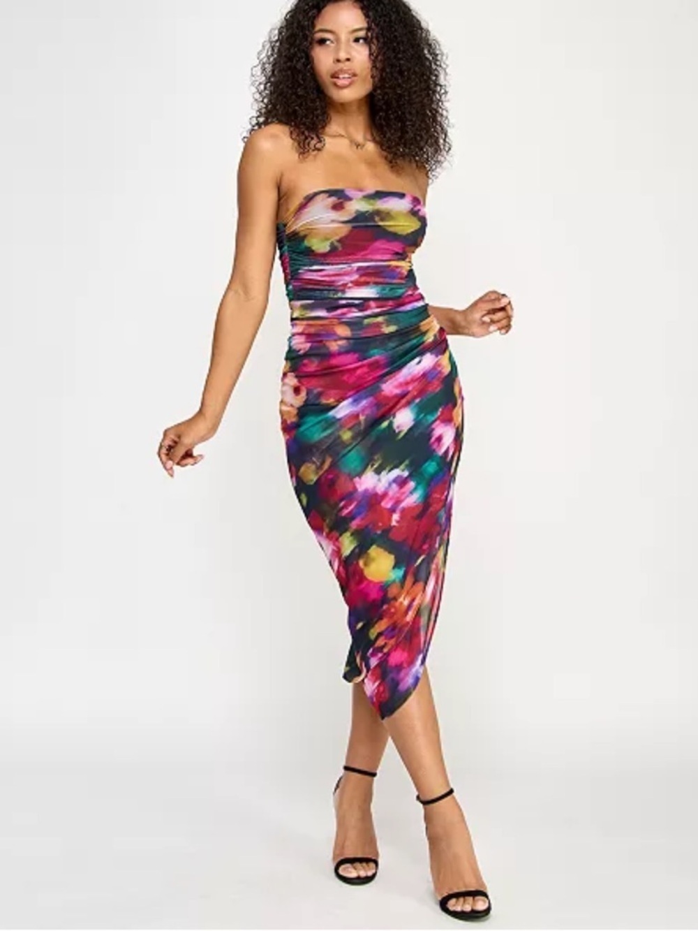NWOT Emerald Sundae
Juniors' Printed Strapless Midi Dress